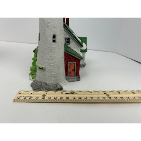 Department 56 New England Village Craggy Cove Lighthouse 1987 w Box & Cord - Picture 8 of 9